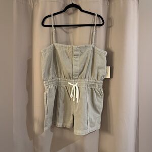 NWT Universal Thread Women's Khaki Green Romper